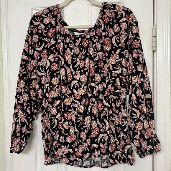 Terra & Sky Tops - Terra & Sky 1X Floral Top 🌺 EUC